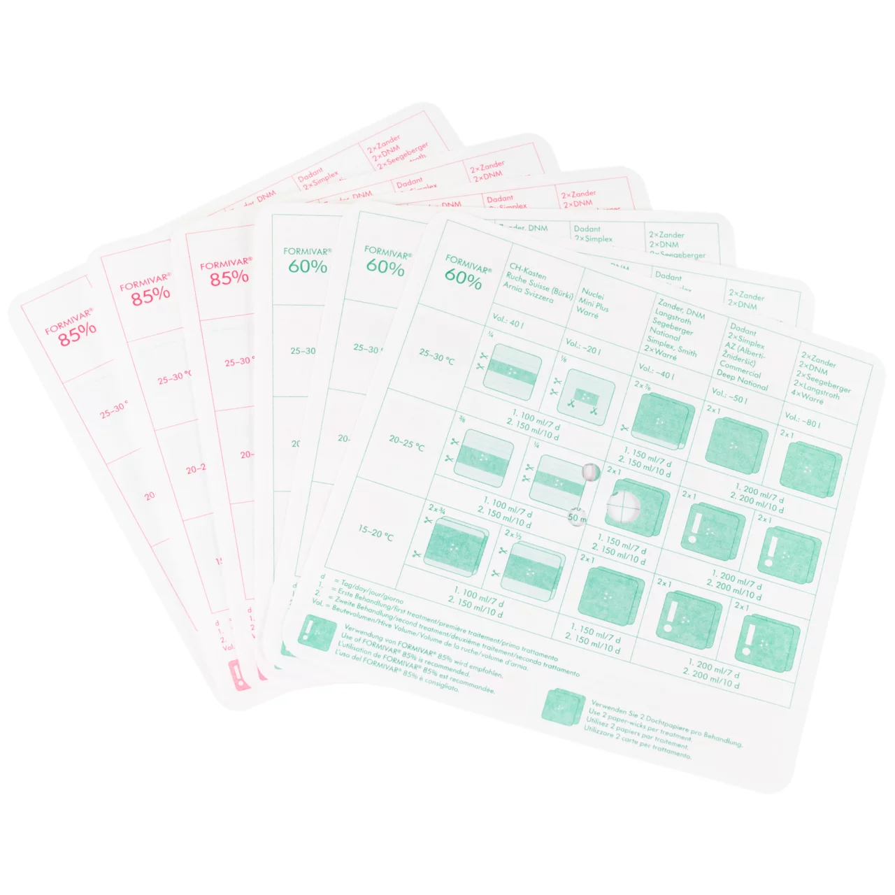 Dochtpapier 60% und 85% für Liebig Dispenser | © Andermatt BioVet AG